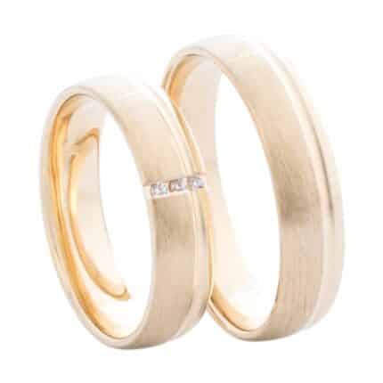 Crystal Premium A50565-S Sárga arany karikagyűrű