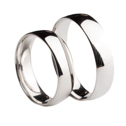 Crystal Premium ComF5A Fehér arany karikagyűrű