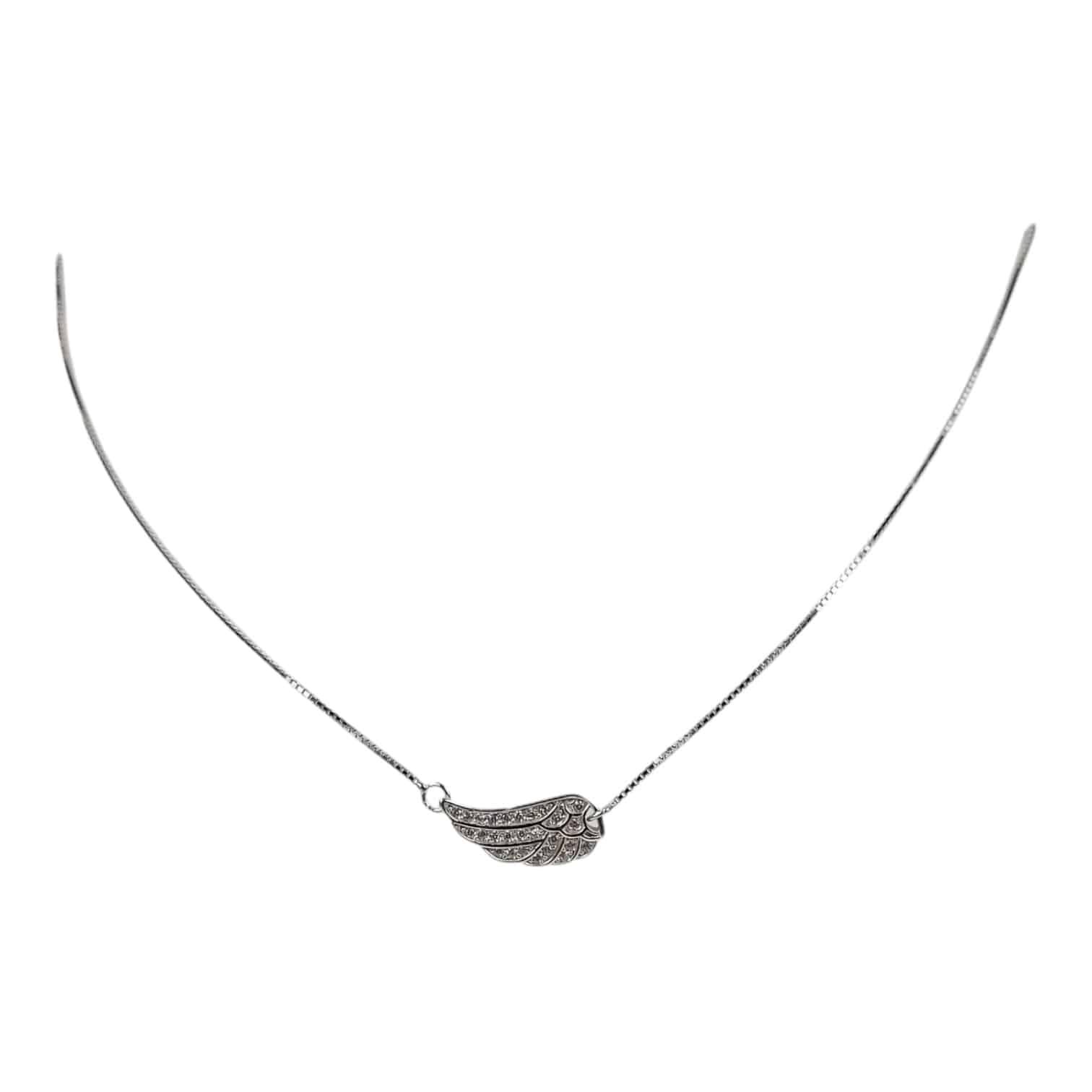 Photoroom_002_20241115_125004 Angel Wing U-E-086 Ezüst Nyaklánc - Image 1