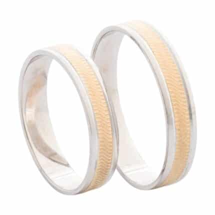 Crystal Premium 2007-FSF Sárga- fehér arany karikagyűrű