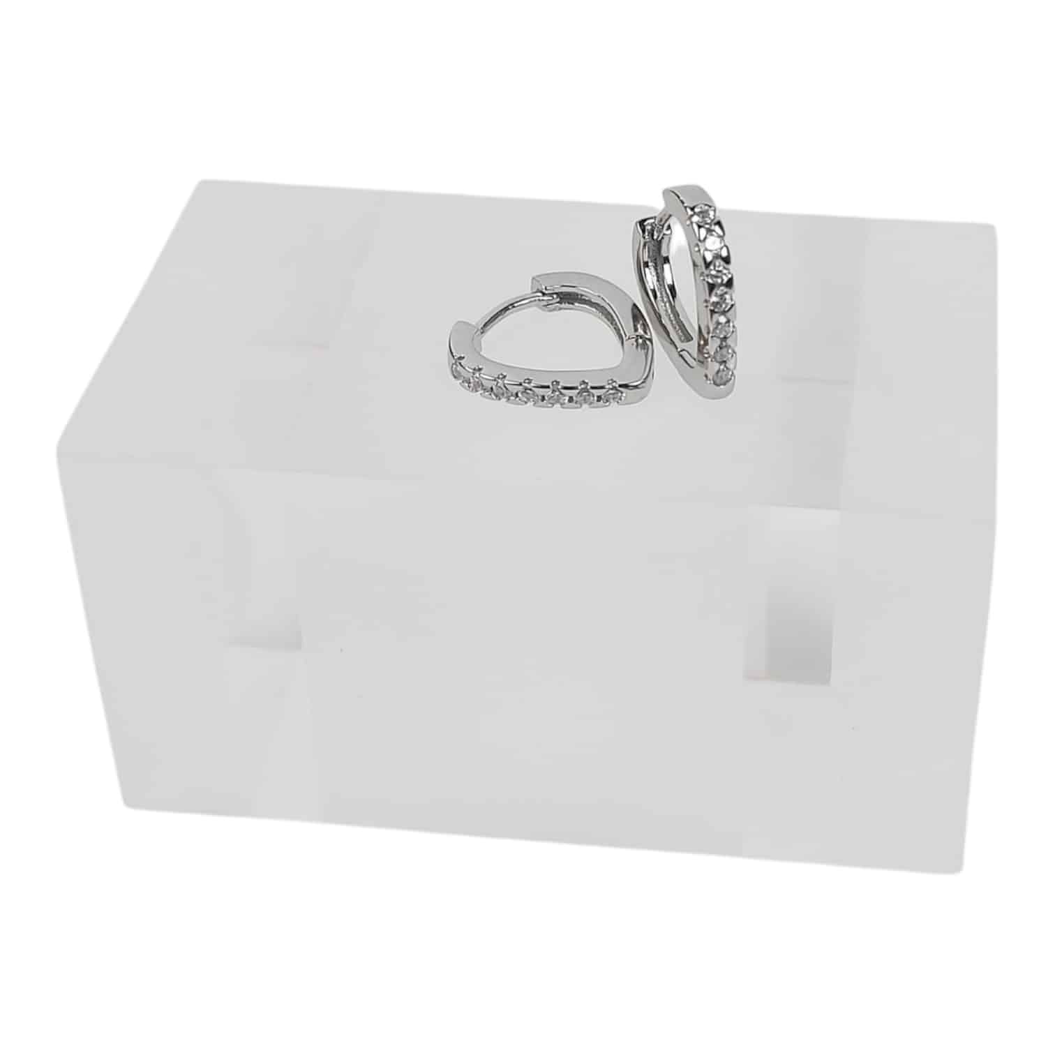 Photoroom_006_20241115_125004 Shimmering Hoops U-E-089 Ezüst Fülbevaló - Image 1