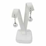 Pearl Drop U-E-055 Ezüst Fülbevaló