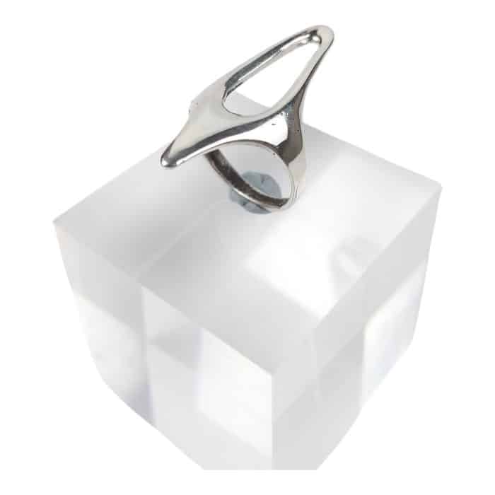 Geometric Grace U-E-082 Ezüst Gyűrű - Image 2