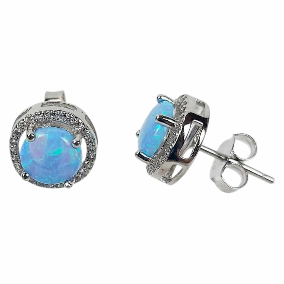 Photoroom_004_20241212_215808 Blue Horizon U-E-114 Ezüst Fülbevaló - Image 1