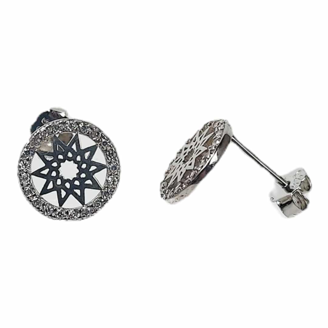 Photoroom_013_20241212_215808 Snowflake Star U-E-115 Ezüst Fülbevaló - Image 1