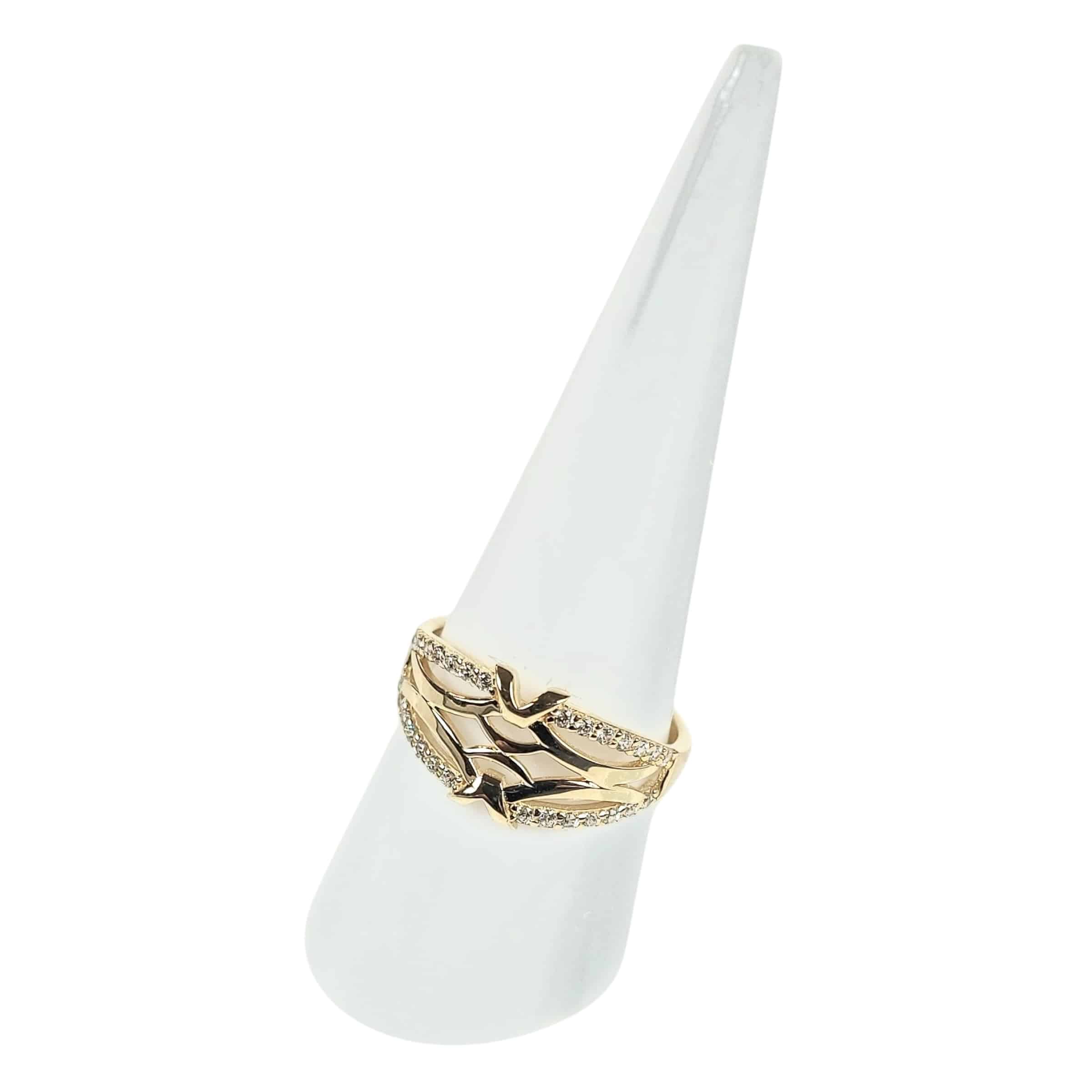 Photoroom_001_20250212_223422 Majestic Wings U-A-50 Arany Gyűrű - Image 1