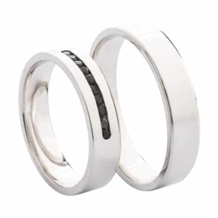 Crystal Premium 1299-F Fehér arany karikagyűrű