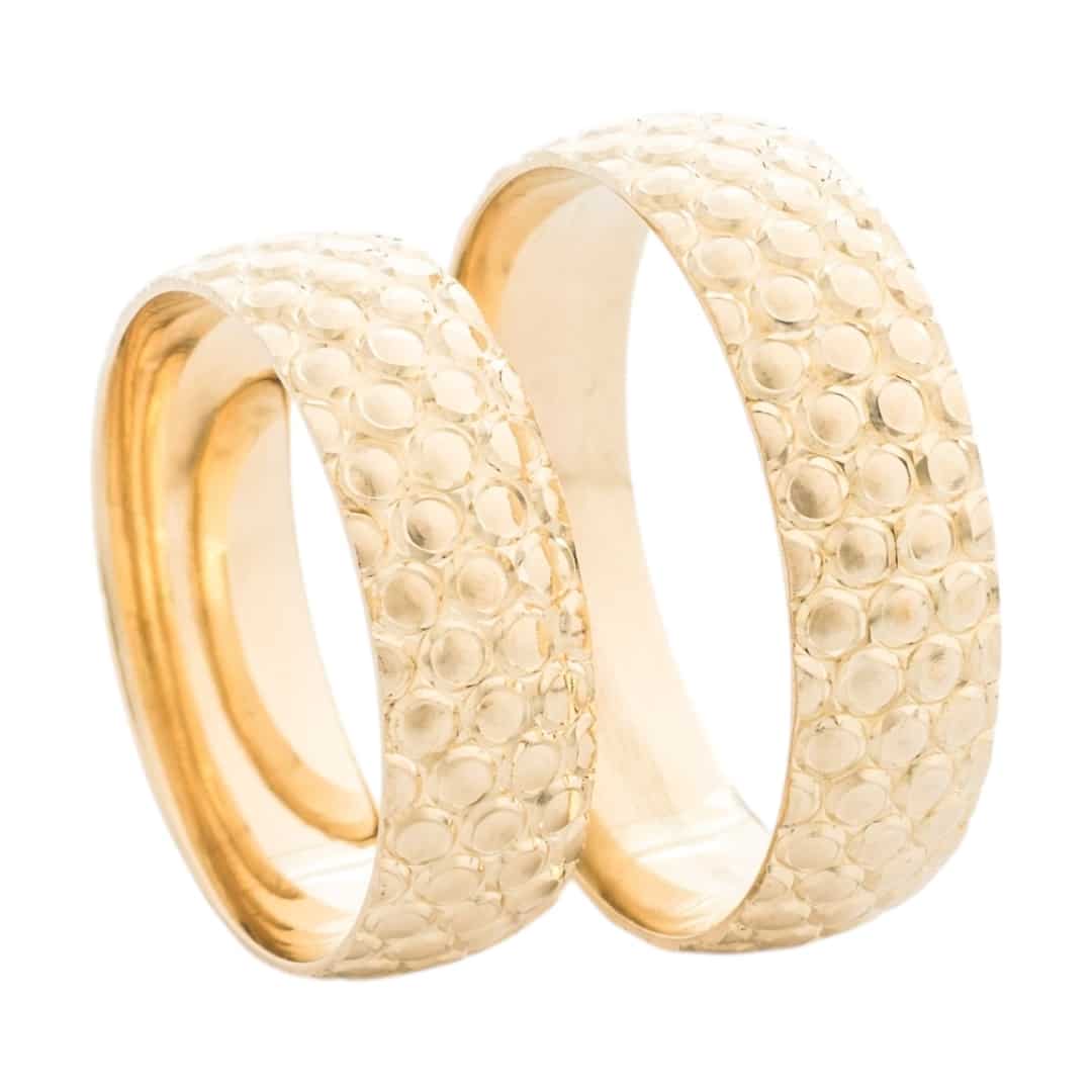 2014-S Crystal Premium 2014-S Sárga arany karikagyűrű - Image 1