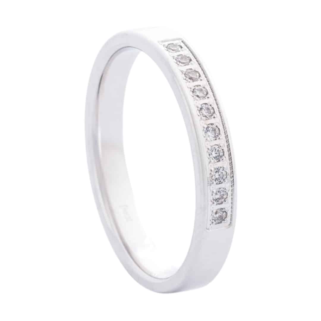 A30622-F Crystal Premium A30622-F Fehér arany karikagyűrű - Image 1