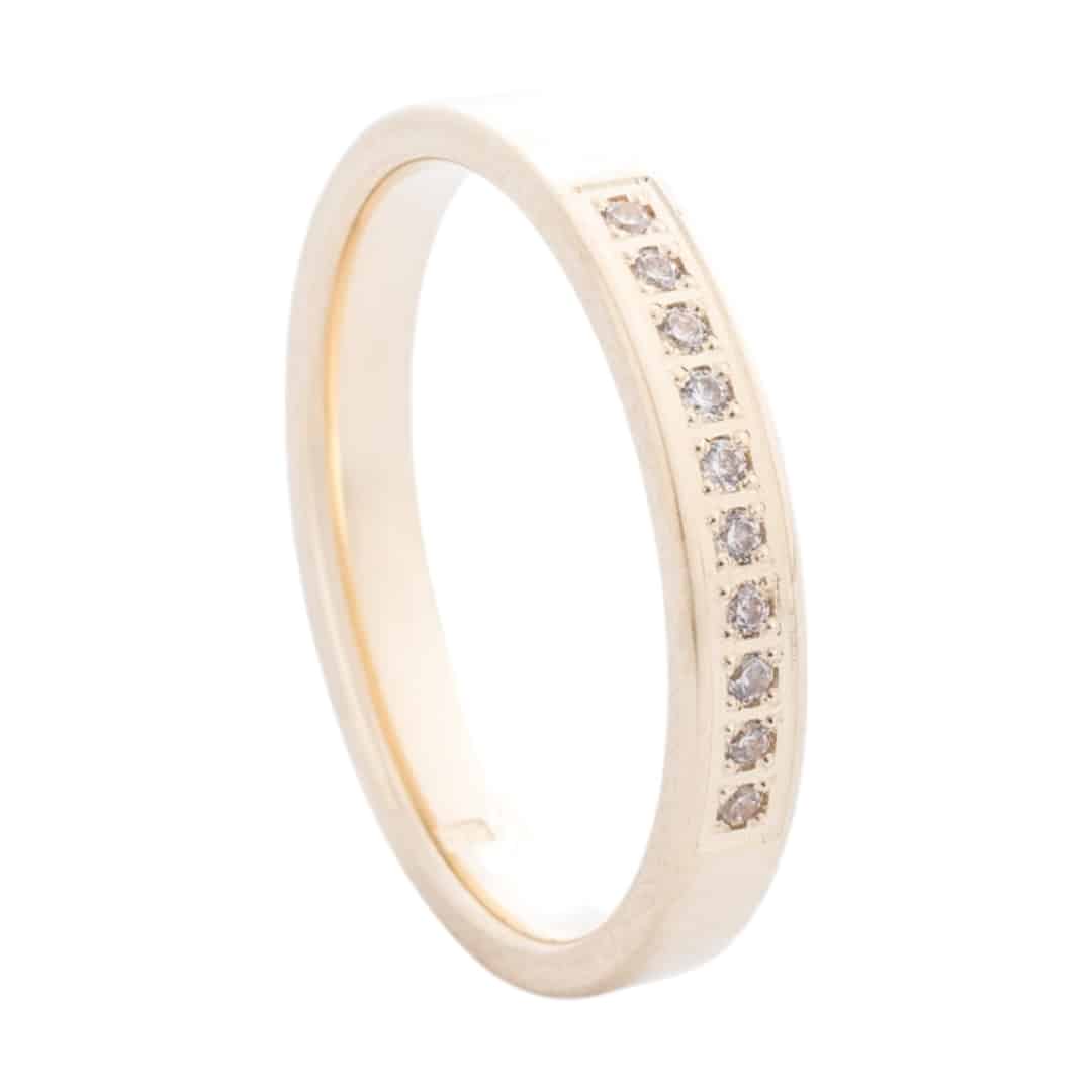 A30622-S Crystal Premium A30622-S Sárga arany karikagyűrű - Image 1