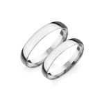 Hungororing fehér arany klasszikus karikagyűrű  C35F