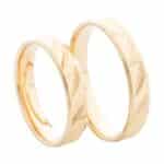 Crystal Premium A40431-S Sárga arany karikagyűrű