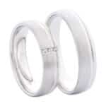 Crystal Premium A50565-F Fehér arany karikagyűrű