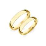 Hungororing sárga arany klasszikus karikagyűrűC35S