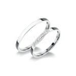 Hungororing RA 1330-F Fehér arany karikagyűrű