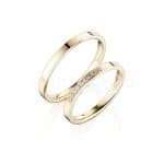 Hungororing RS 1330-S Sárga arany karikagyűrű