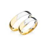 Hungororing START-RA 6000-SF Sárga-fehér arany karikagyűrű