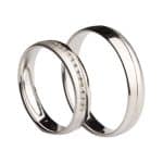 Crystal Premium A40420-F Fehér arany karikagyűrű - Image 2