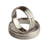 Crystal Premium A50565-F Fehér arany karikagyűrű - Image 2