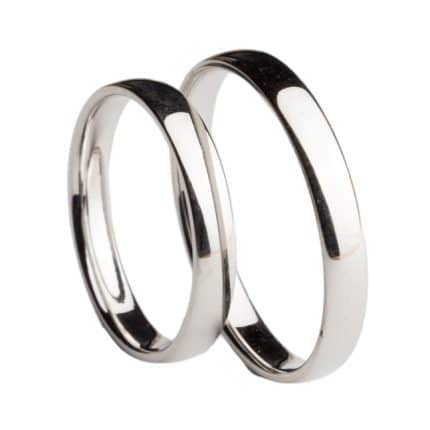 Crystal Premium ComF3A Fehér arany karikagyűrű