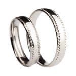 Crystal Premium ComF3AB Fehér arany karikagyűrű