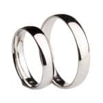 Crystal Premium ComF4A Fehér arany karikagyűrű