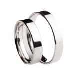 Crystal Premium ComF4E Fehér arany karikagyűrű