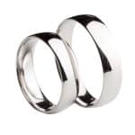 Crystal Premium ComF5A Fehér arany karikagyűrű