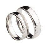 Crystal Premium ComF5AB Fehér arany karikagyűrű