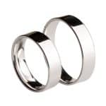 Crystal Premium ComF5E Fehér arany karikagyűrű