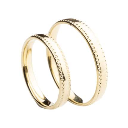 Crystal Premium ComS3AB Sárga arany karikagyűrű