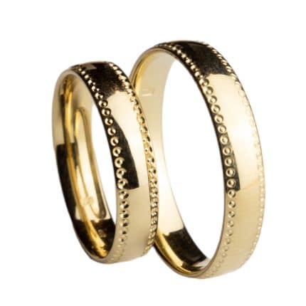 Crystal Premium ComS4AB Sárga arany karikagyűrű