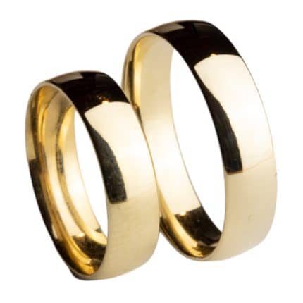 Crystal Premium ComS5A Sárga arany karikagyűrű