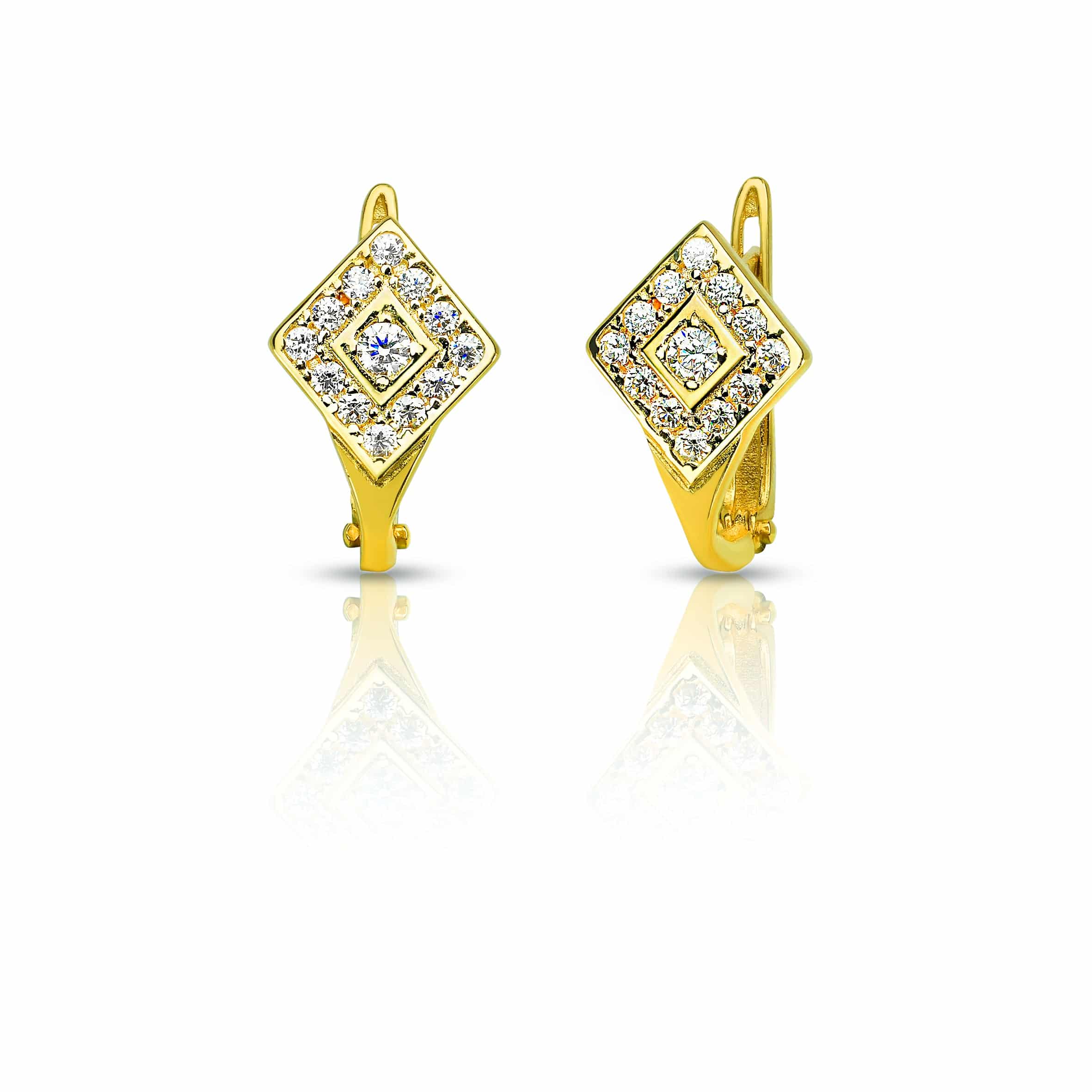 28_FO_47_1.3 g_12 mm Brilliance FO4713 fülbevaló - Image 1