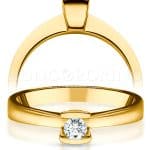 Crystal A005S Eljegyzési Gyűrű