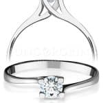 Crystal A010F Eljegyzési Gyűrű