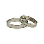 Crystal Premium 2007-F Fehér arany karikagyűrű - Image 2