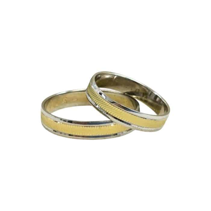 Crystal Premium 2007-FSF Sárga- fehér arany karikagyűrű - Image 2