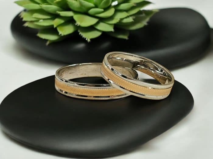 Crystal Premium 2007-FVF Fehér-Rosé arany karikagyűrű - Image 3