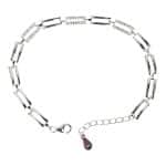 Elegant Bars U-E-080 Ezüst Karkötő