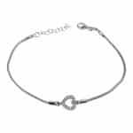 Heartbeat Sparkle U-E-022 Ezüst Karkötő