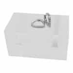 Shimmering Hoops U-E-089 Ezüst Fülbevaló