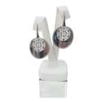 Moonlit Bloom U-E-094 Ezüst Fülbevaló