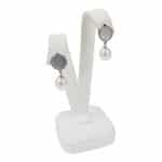 Pearl Elegance U-E-047 Ezüst Fülbevaló