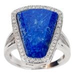 Blue Majesty II U-E-071 Ezüst Gyűrű