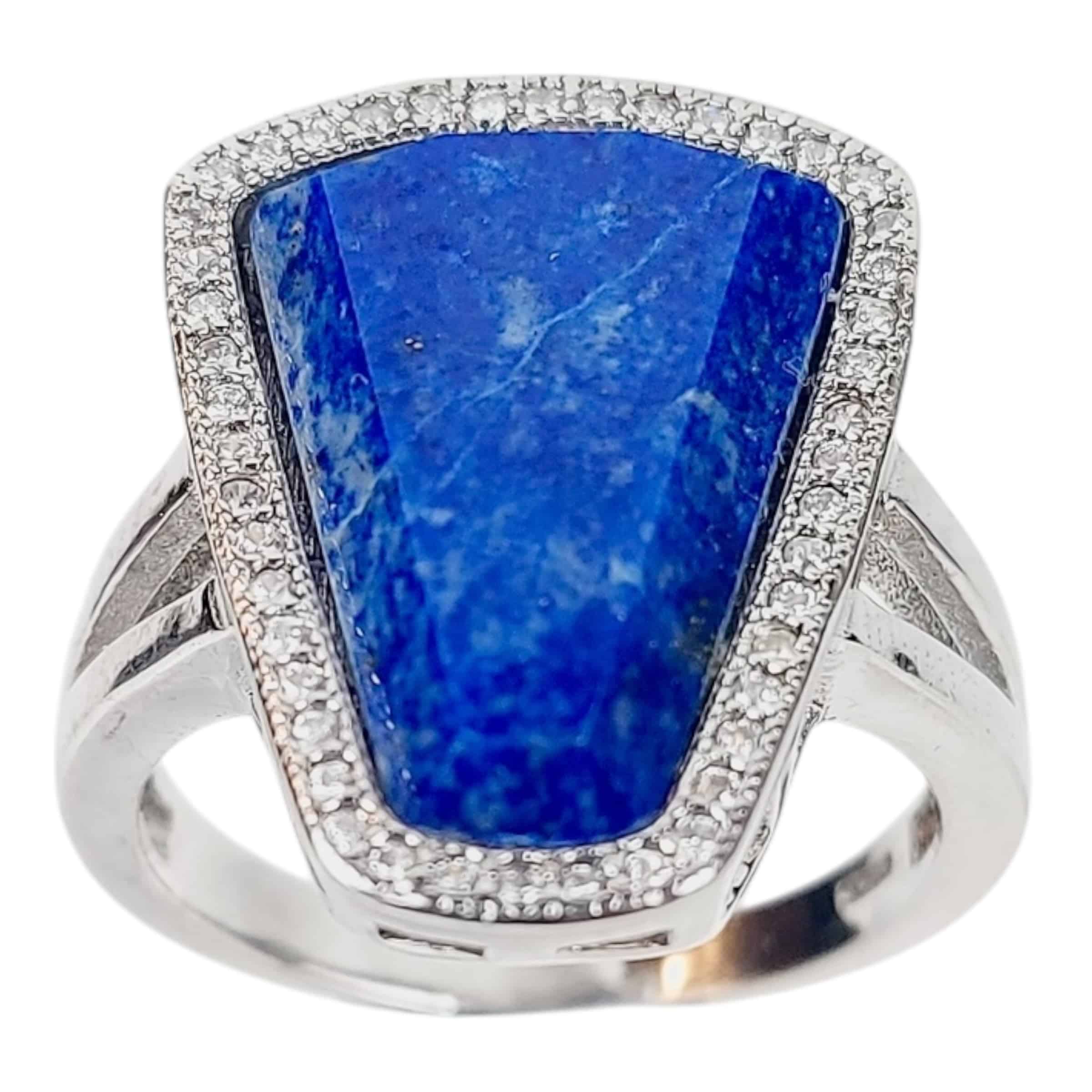 Photoroom_014_20241111_233247 Blue Majesty II U-E-071 Ezüst Gyűrű - Image 1
