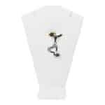 Double Heart U-E-035 Ezüst Medál