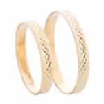 Crystal Premium 0052-S Sárga arany karikagyűrű