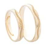 Crystal Premium 1081-S Sárga arany karikagyűrű