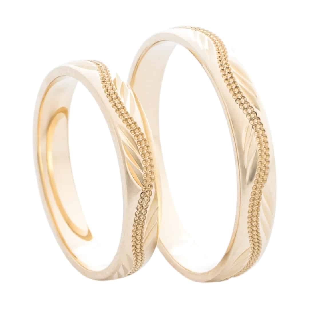 1081-S Crystal Premium 1081-S Sárga arany karikagyűrű - Image 1